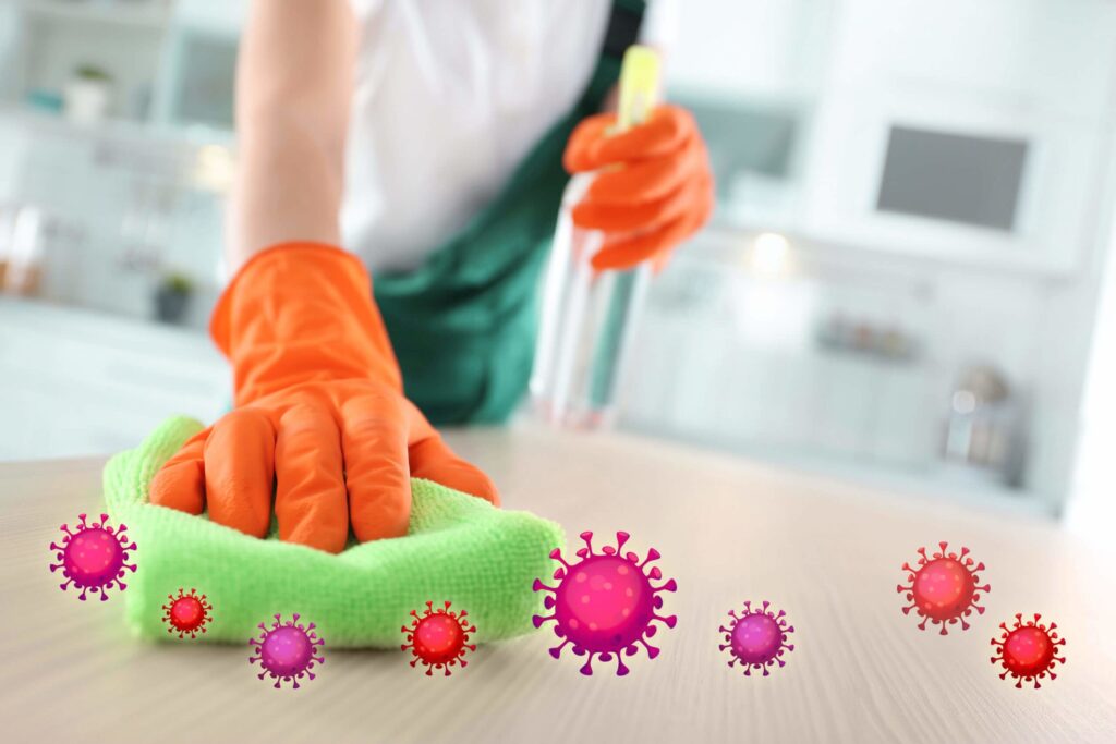 cleaning vs sanitizing vs disinfecting scaled